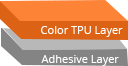 لون طبقة واحدة من مادة TPU